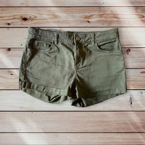 H&M Olive Green Shorts